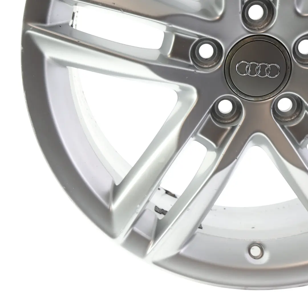Silberne Alufelge 18" 7J ET:43 Doppelsternspeiche für Audi Q3 8U mit Teilenummer 8U0601025AA Audi Q3 8U Silberne Alufelge 18" 7J ET:43 Doppelsternspeiche - SKU 8U0601025AA-1 - Teilenummer 8U0601025AA