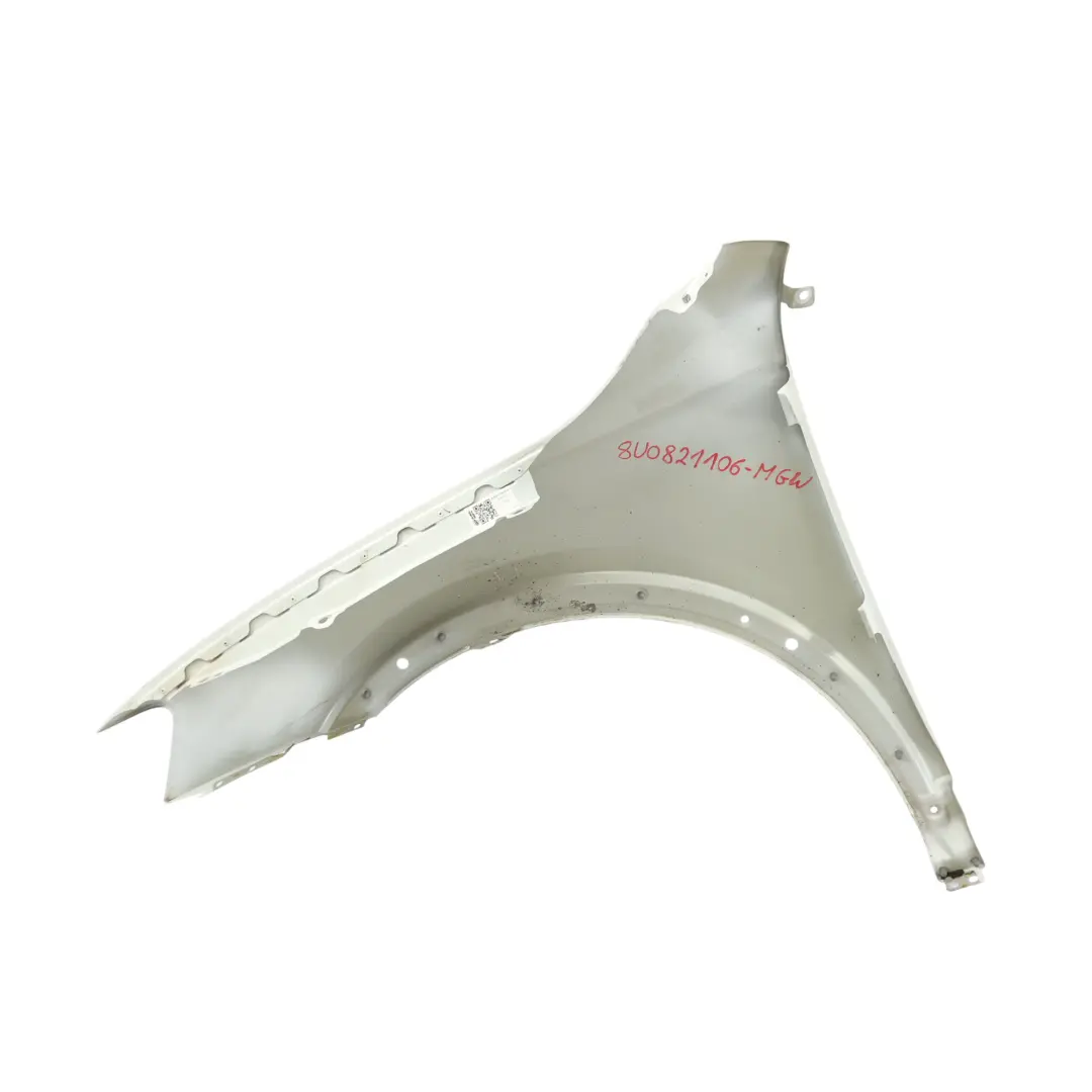 Audi Q3 8U Parafango Anteriore Destro Bianco Ghiacciaio Perlato S9R - SKU 8U0821106-MGW - Numero di parte 8U0821106