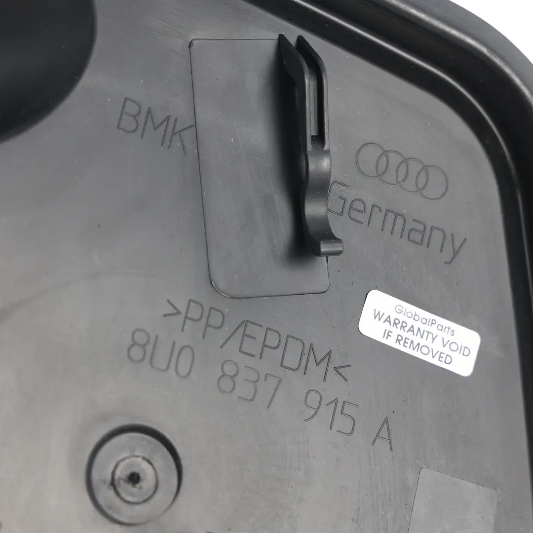 Audi TT 8J Door Lock Switch Trim Front Left N/S Panel Cover Black - SKU 8U0837915A - Part number 8U0837915A