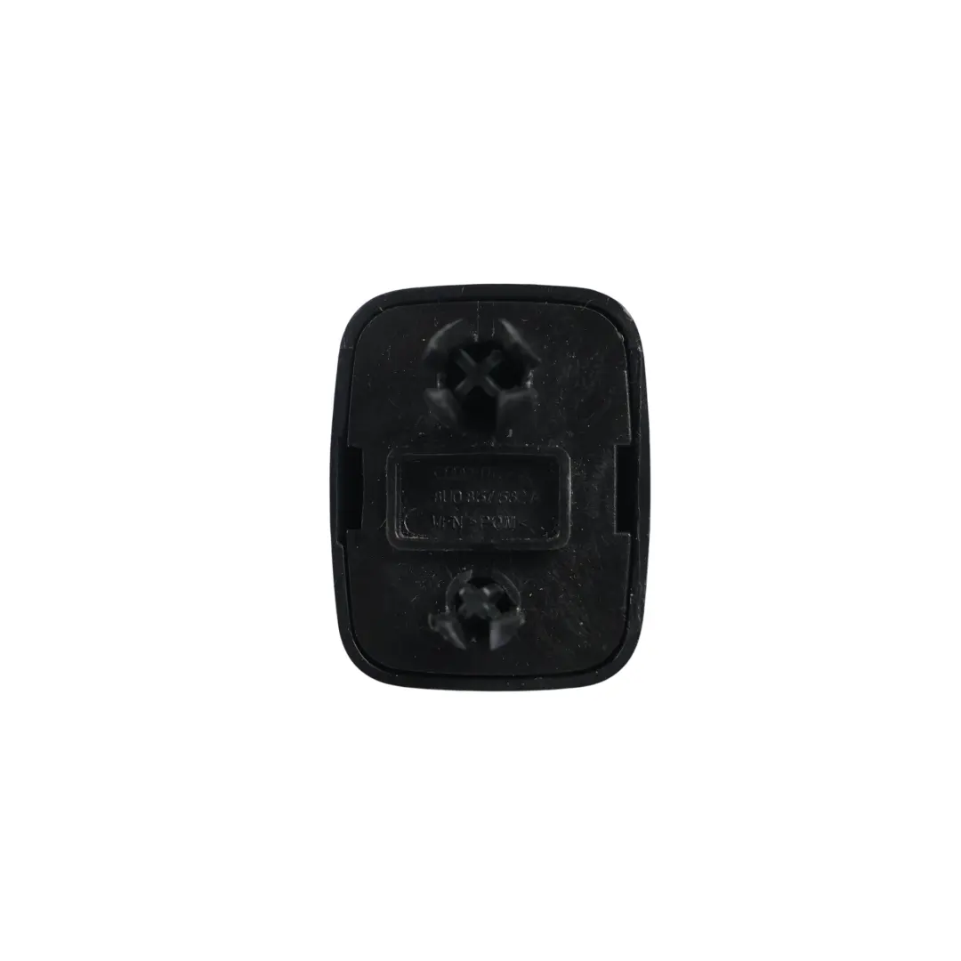 Gancio Clip Aletta Parasole Nero per Audi A1 8X A3 8V A4 B8 Q3 8U con numero di parte 8U0857562A Audi A1 8X A3 8V A4 B8 Q3 8U Gancio Clip Aletta Parasole Nero - SKU 8U0857562A - Numero di parte 8U0857562A