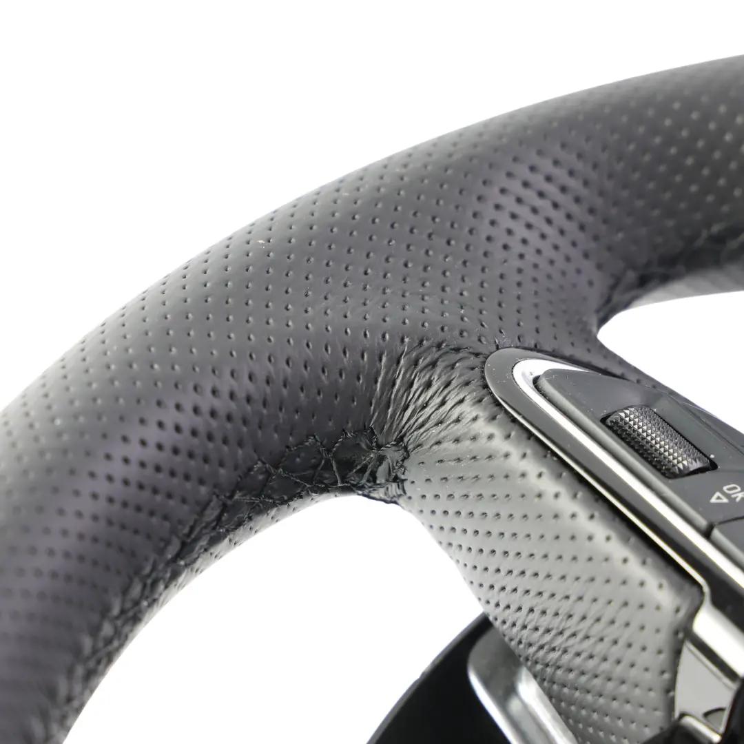 NUEVO Negro Cuero Fondo Plano Levas Cambio para Audi S3 8V Volante con número de pieza 8V0419091J Audi S3 8V Volante NUEVO Negro Cuero Fondo Plano Levas Cambio - SKU 8V0419091J-4 - Número de pieza 8V0419091J