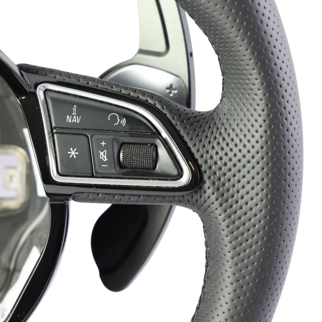 Audi S3 8V Volante NUEVO Negro Cuero Fondo Plano Levas Cambio - SKU 8V0419091J-4 - Número de pieza 8V0419091J