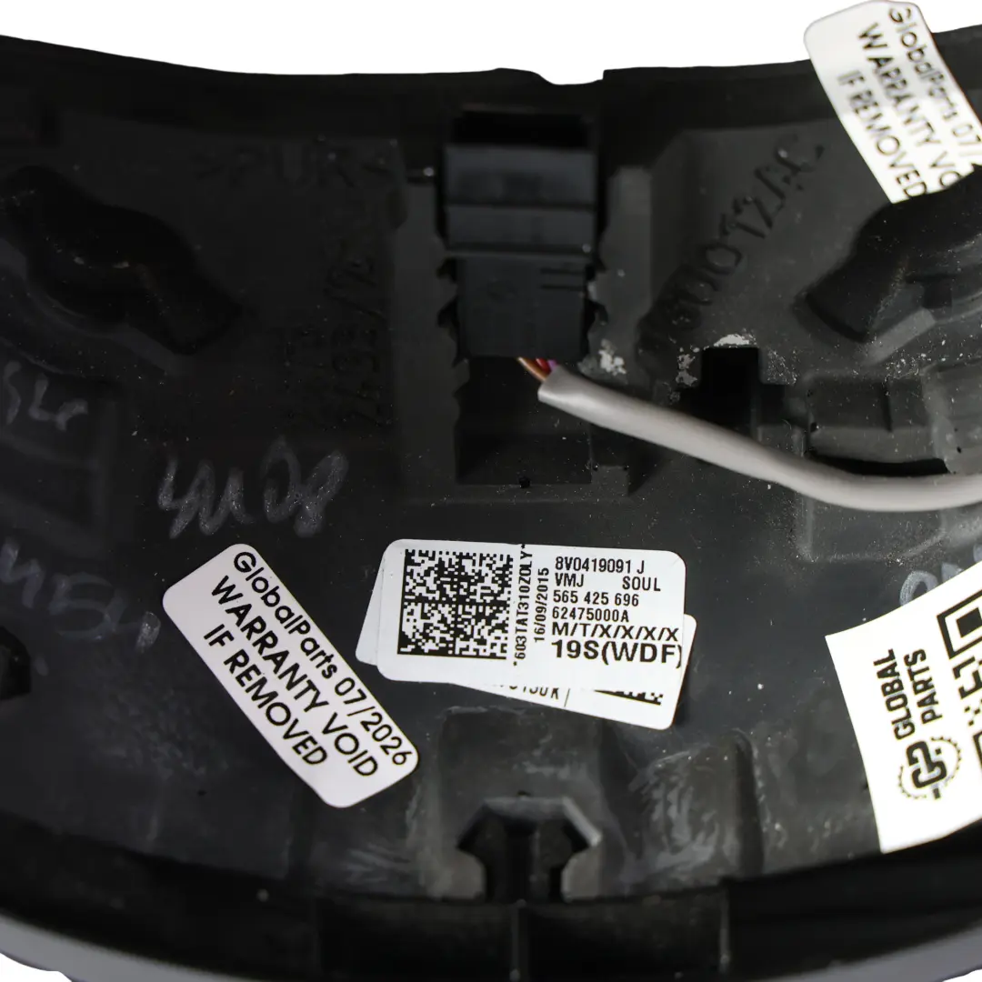 Audi S3 8V Volante NUOVO Pelle Nera Fondo Piatto Cambio Paddle - SKU 8V0419091J-4 - Numero di parte 8V0419091J