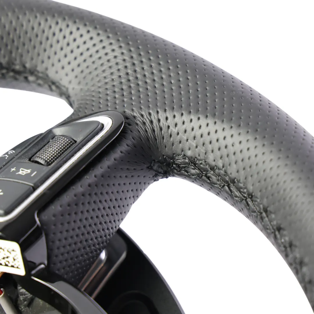 NUEVO Negro Cuero Fondo Plano Levas Cambio para Audi S3 8V Volante con número de pieza 8V0419091J Audi S3 8V Volante NUEVO Negro Cuero Fondo Plano Levas Cambio - SKU 8V0419091J-4 - Número de pieza 8V0419091J