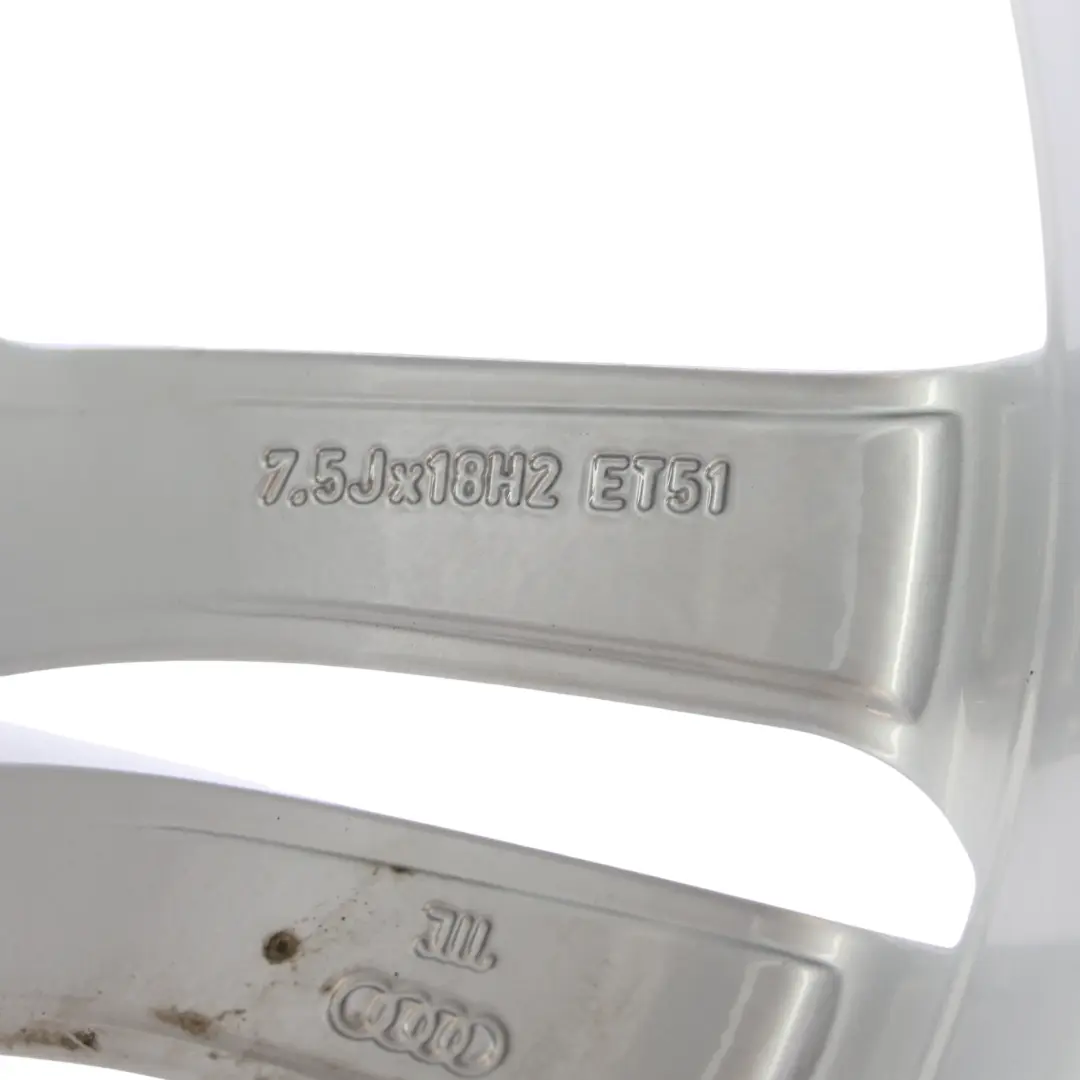 Audi A3 8V Felga Aluminiowa Srebrna 18" 7.5J ET:51 - SKU 8V0601025BL-1 - Numer Części 8V0601025BL