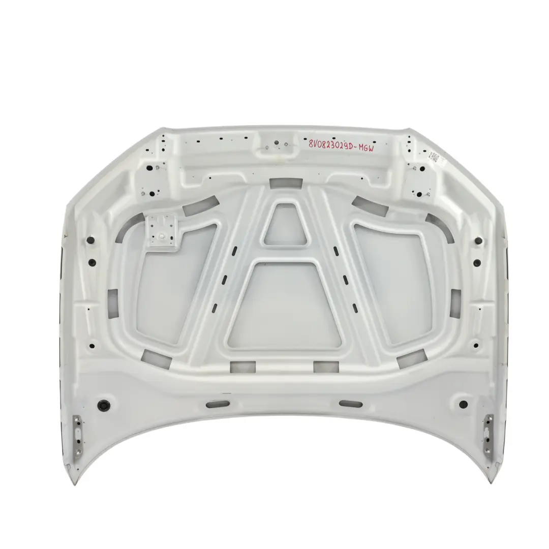 Audi A3 8V Maska Pokrywa Silnika Przednia Glacier White Pearl Biała - S9R - SKU 8V0823029D-MGW - Numer Części 8V0823029D