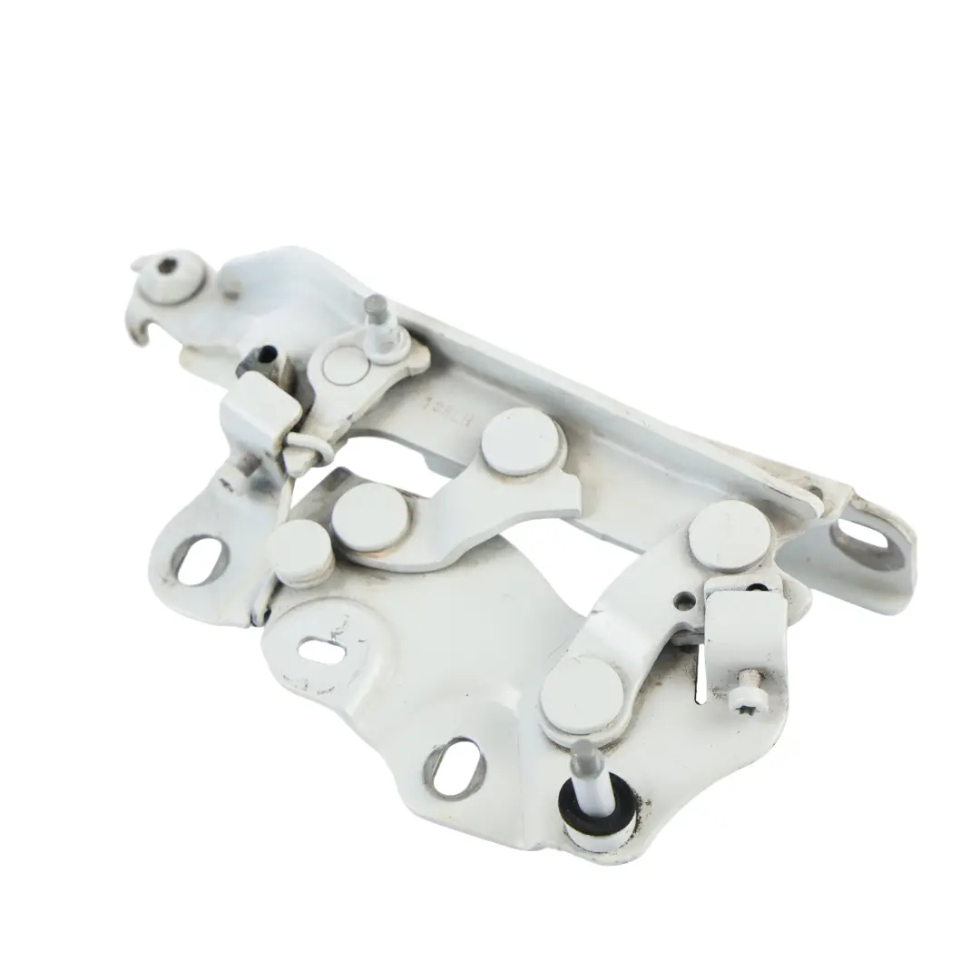 Front Bonnet Hood Hinge Left N/S Glacier White Pearl S9R to Audi A3 8V with Part number 8V0823301F Audi A3 8V Front Bonnet Hood Hinge Left N/S Glacier White Pearl S9R - SKU 8V0823301F-MGW - Part number 8V0823301F