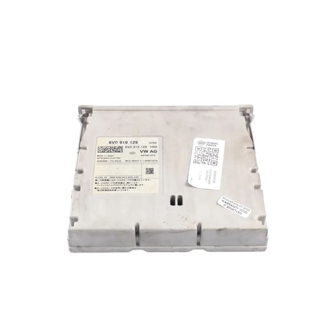 Volkswagen Golf R Mk7 A3 8V TV Tuner Control Unit Module ECU - SKU 8V0919129 - Part number 8V0919129
