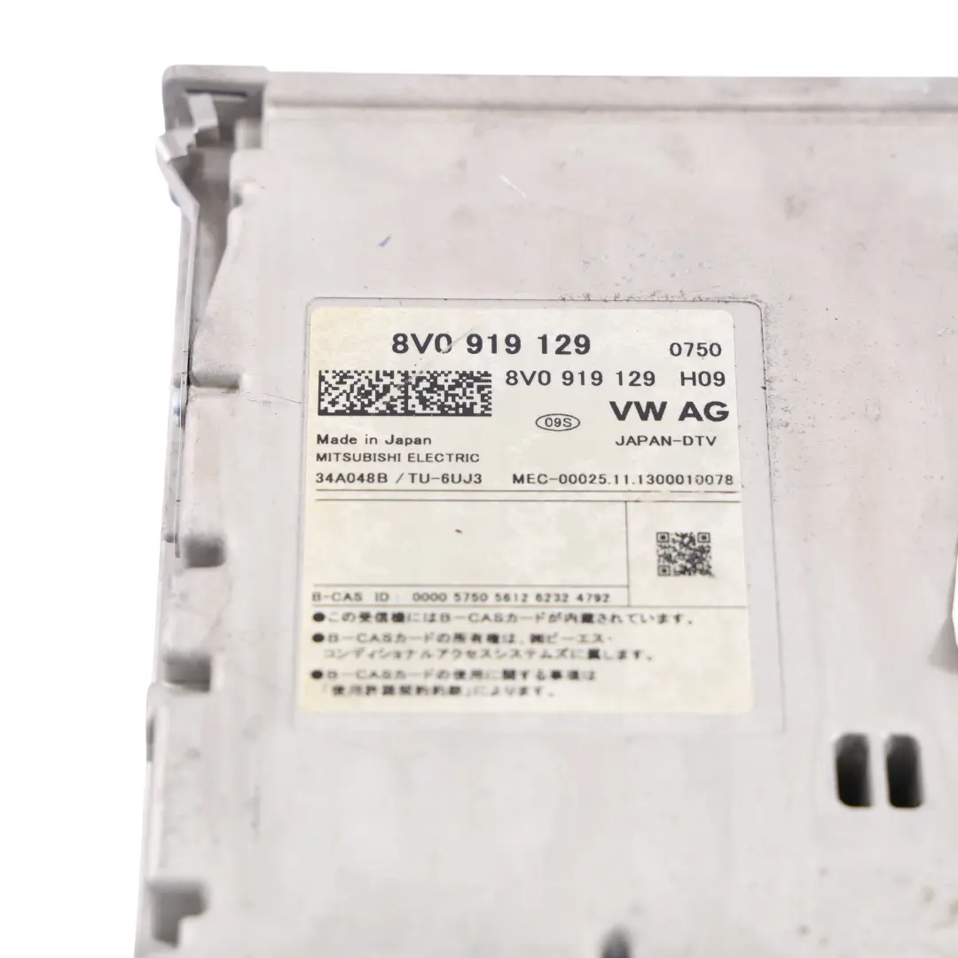 Module ECU Unité Contrôle Tuner TV pour Volkswagen Golf R Mk7 A3 8V à propos du numéro de pièce 8V0919129 Volkswagen Golf R Mk7 A3 8V Module ECU Unité Contrôle Tuner TV - SKU 8V0919129 - Numéro de pièce 8V0919129