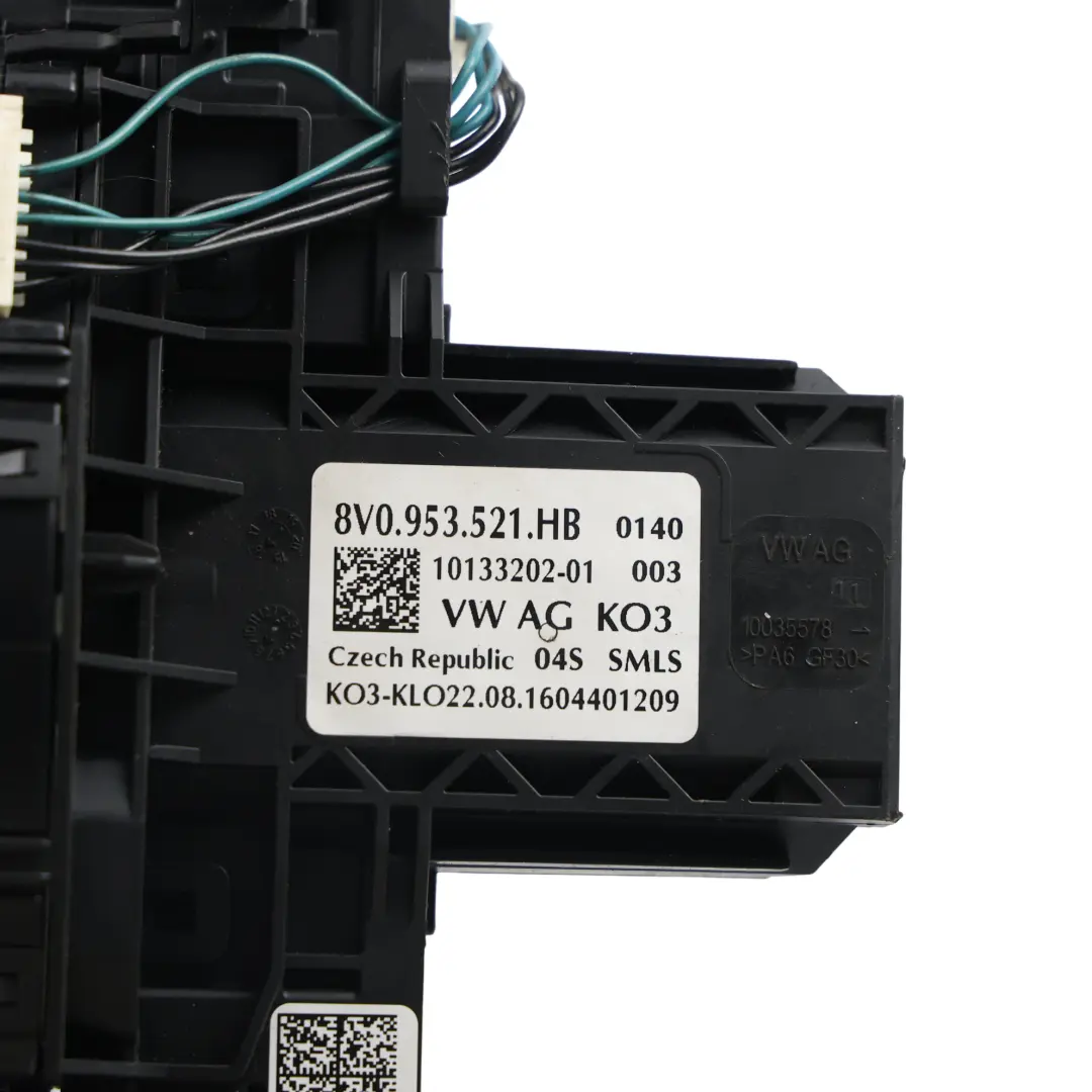 Audi A3 8V Interruptor Columna Dirección Limpiaparabrisas - SKU 8V0953521HB-1 - Número de pieza 8V0953521HB