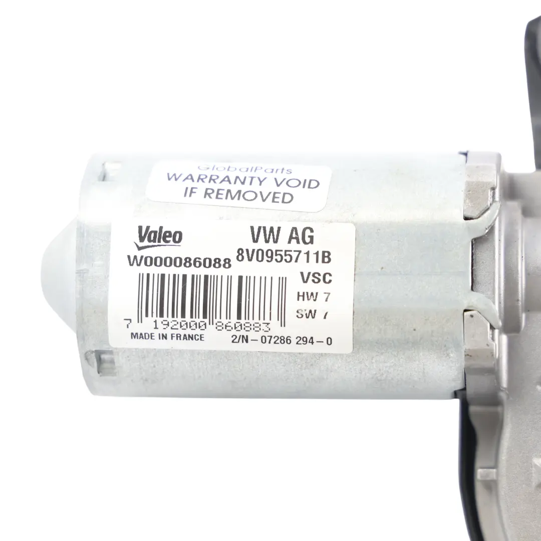 Wiper Motor Audi A1 8X A3 8V Rear Window Tailgate Drive Actuator Unit to with Part number 8V0955711B Wiper Motor Audi A1 8X A3 8V Rear Window Tailgate Drive Actuator Unit - SKU 8V0955711B-1 - Part number 8V0955711B
