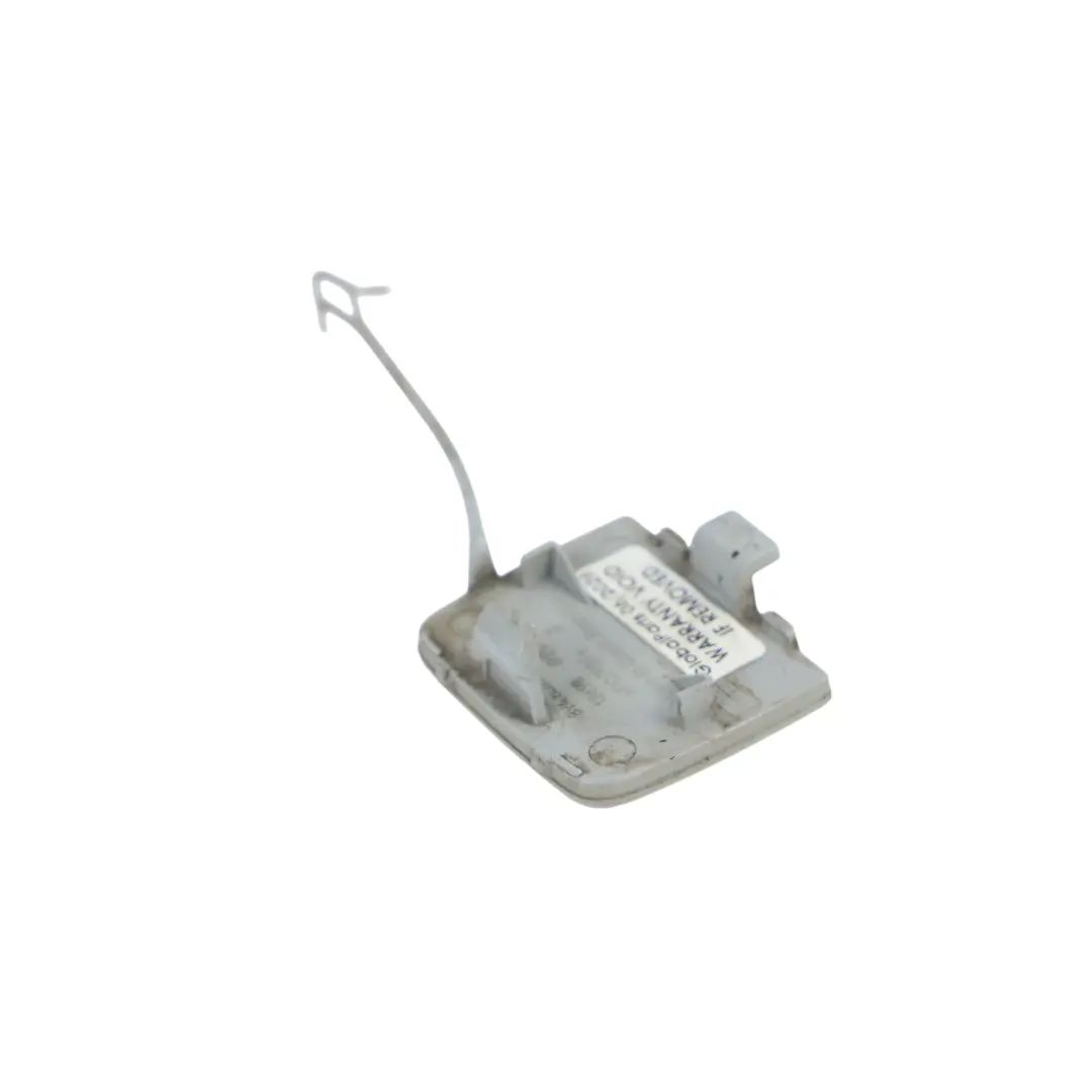 Bumper Towing Hook Eye Cover Glacier White Pearl - S9R to Audi A3 S3 8V Rear with Part number 8V4807441D Audi A3 S3 8V Rear Bumper Towing Hook Eye Cover Glacier White Pearl - S9R - SKU 8V4807441D-MGW - Part number 8V4807441D