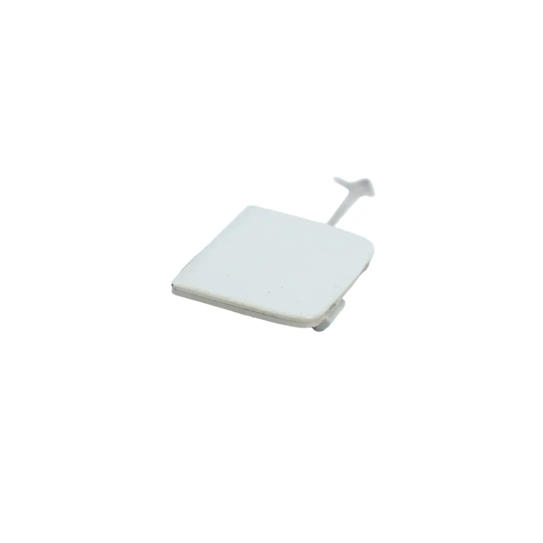 Bumper Towing Hook Eye Cover Glacier White Pearl - S9R to Audi A3 S3 8V Rear with Part number 8V4807441D Audi A3 S3 8V Rear Bumper Towing Hook Eye Cover Glacier White Pearl - S9R - SKU 8V4807441D-MGW - Part number 8V4807441D