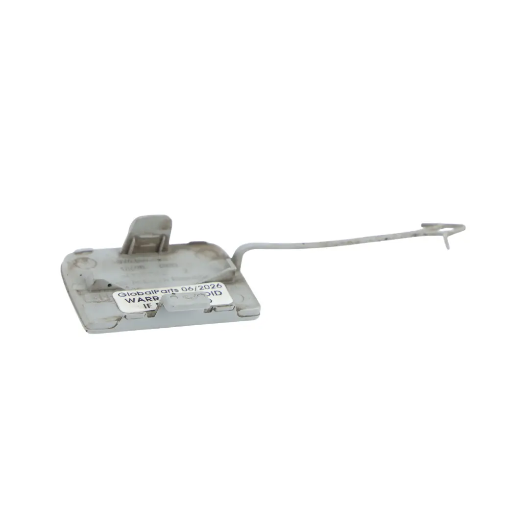 Bumper Towing Hook Eye Cover Glacier White Pearl - S9R to Audi A3 S3 8V Rear with Part number 8V4807441D Audi A3 S3 8V Rear Bumper Towing Hook Eye Cover Glacier White Pearl - S9R - SKU 8V4807441D-MGW - Part number 8V4807441D