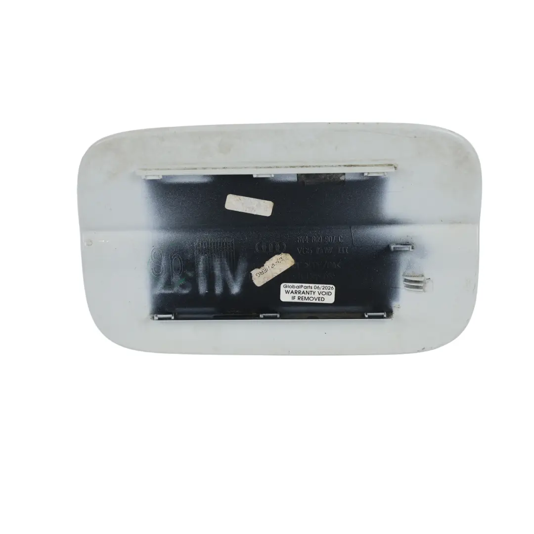 Sportello Tappo Carburante Bianco Ghiacciaio Perlato S9R per Audi A3 8V con numero di parte 8V4809907C Audi A3 8V Sportello Tappo Carburante Bianco Ghiacciaio Perlato S9R - SKU 8V4809907C-MGW - Numero di parte 8V4809907C