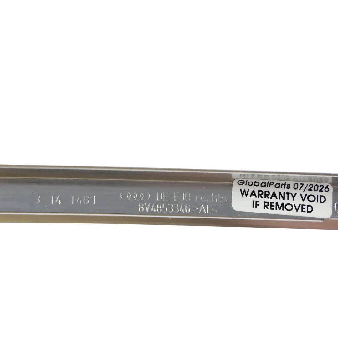 Audi A3 8V Listwa Szyby Bocznej Prawa Chrom - SKU 8V4853346 - Numer Części 8V4853346