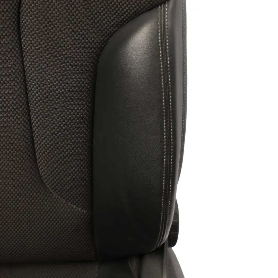 Audi A3 8V Front Seat Sport Interior Half Leather Black Grey Left N/S - SKU 8V4881805AN-2 - Part number 8V4881805AN