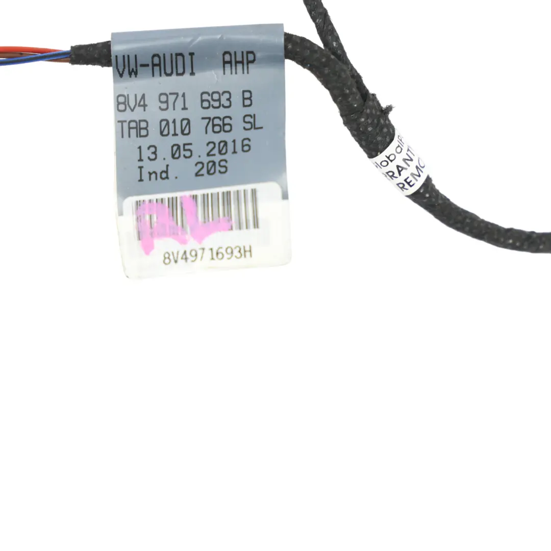 Audi A3 RS3 8V Hinten Tür Kabelbaum Links Rechts - SKU 8V4971693B - Teilenummer 8V4971693B