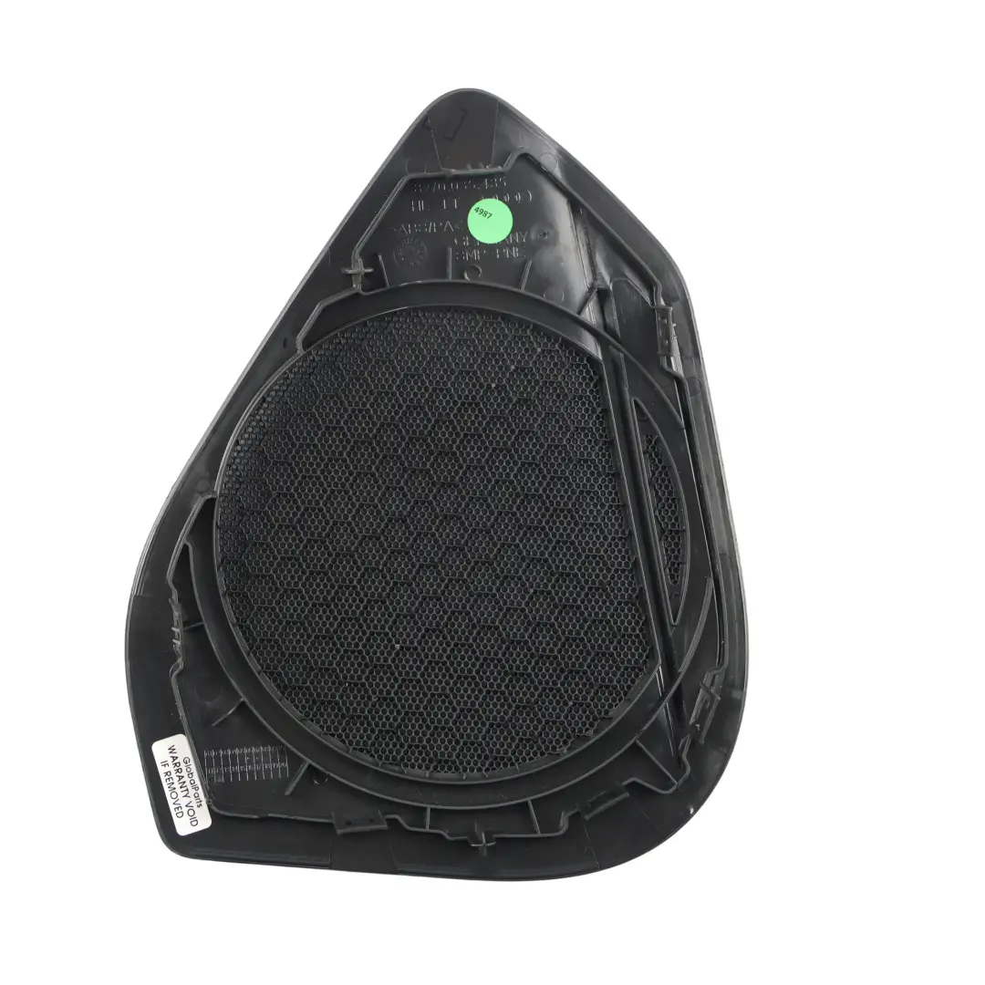 Audi RS4 A4 B9 RS5 A5 F5 Cover Altoparlante Porta Post Sinistra - SKU 8W0035435 - Numero di parte 8W0035435