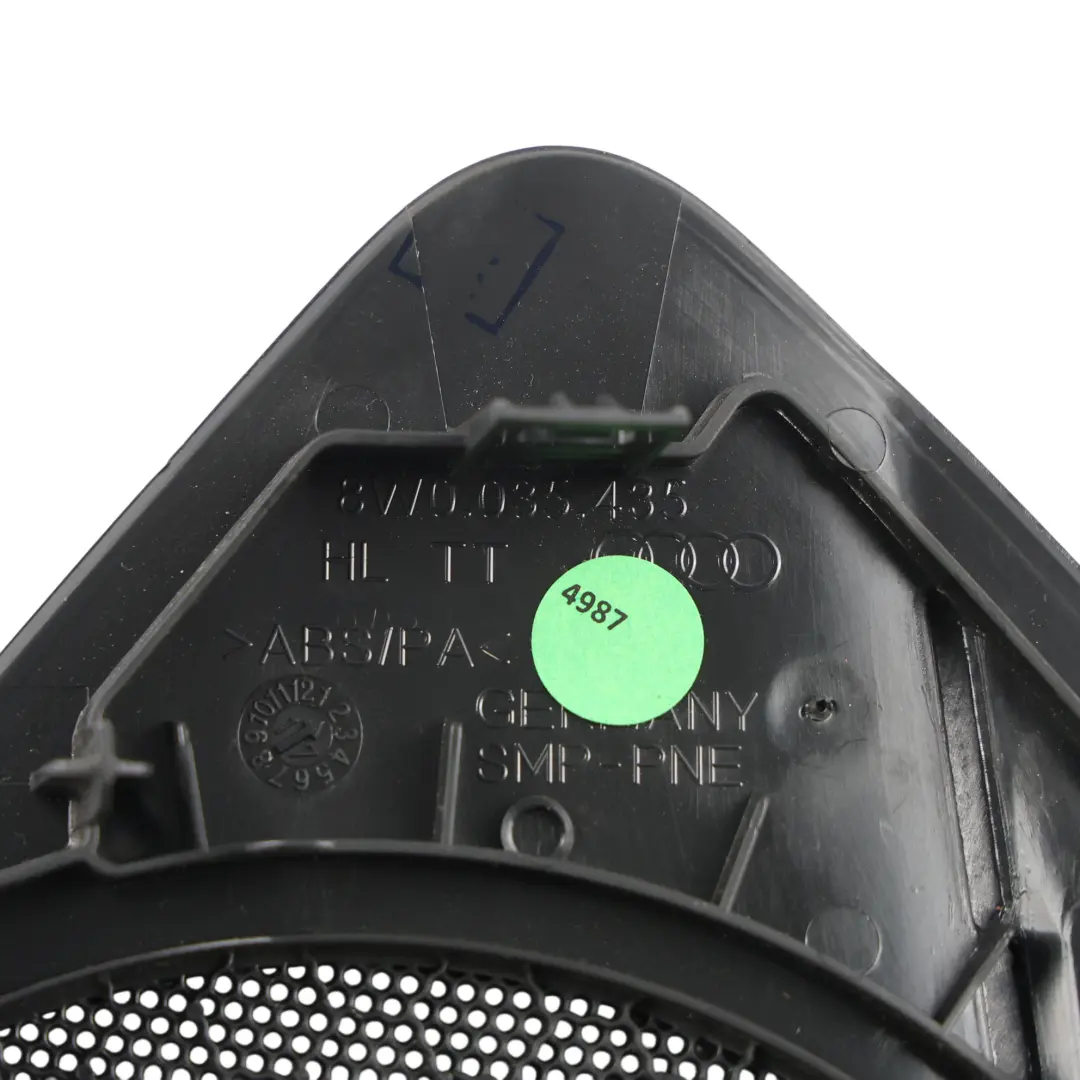 Audi RS4 A4 B9 RS5 A5 F5 Cover Altoparlante Porta Post Sinistra - SKU 8W0035435 - Numero di parte 8W0035435