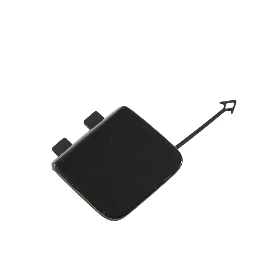 Audi A4 B9 Rear Bumper Towing Hook Eye Cover Flap Brilliant Black - Y9B - SKU 8W5807441A-BBL - Part number 8W5807441A