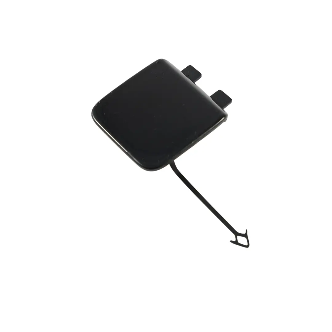 Audi A4 B9 Coperchio Gancio Traino Paraurti Posteriore Nero Brillante Y9B - SKU 8W5807441A-BBL - Numero di parte 8W5807441A