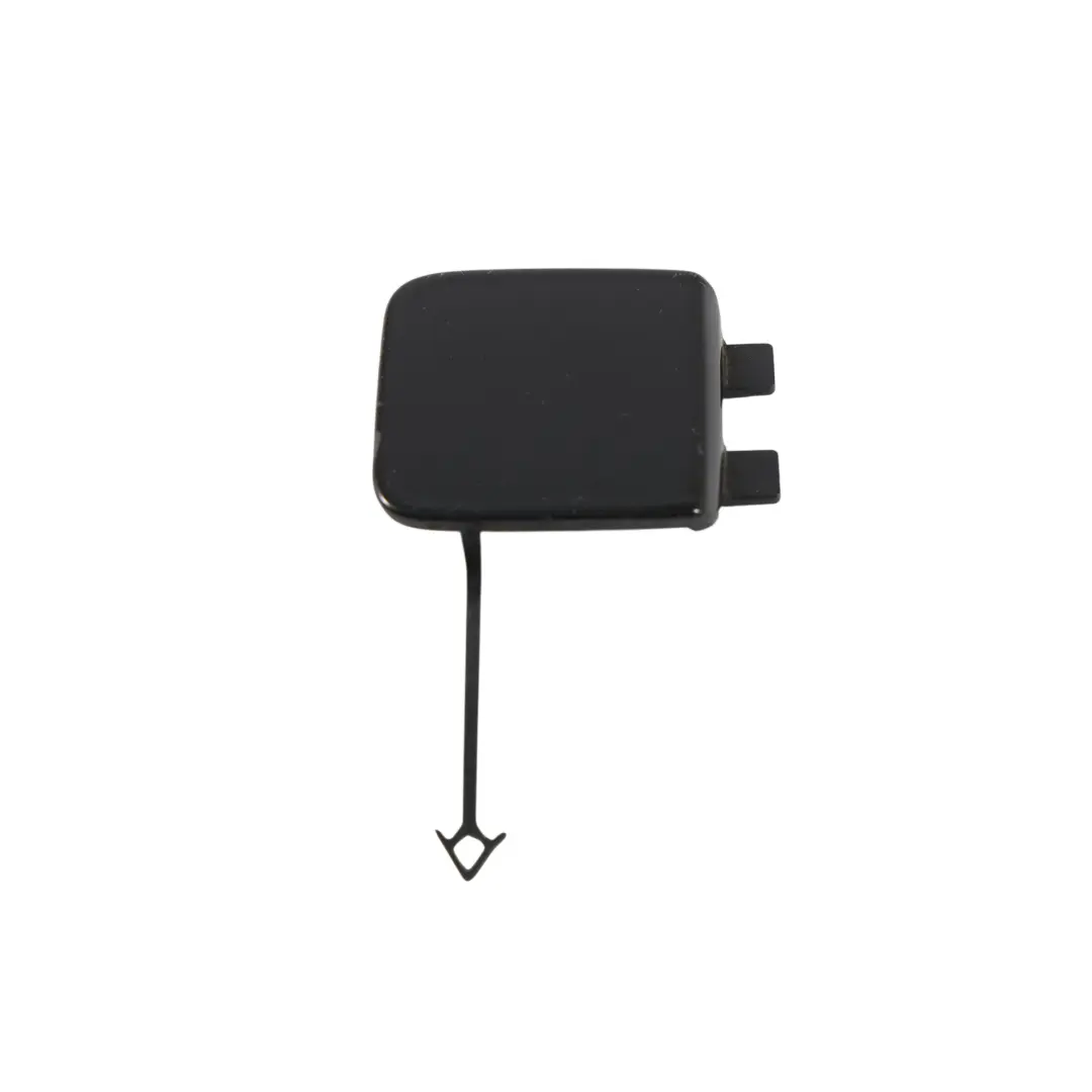 Audi A4 B9 Rear Bumper Towing Hook Eye Cover Flap Brilliant Black - Y9B - SKU 8W5807441A-BBL - Part number 8W5807441A
