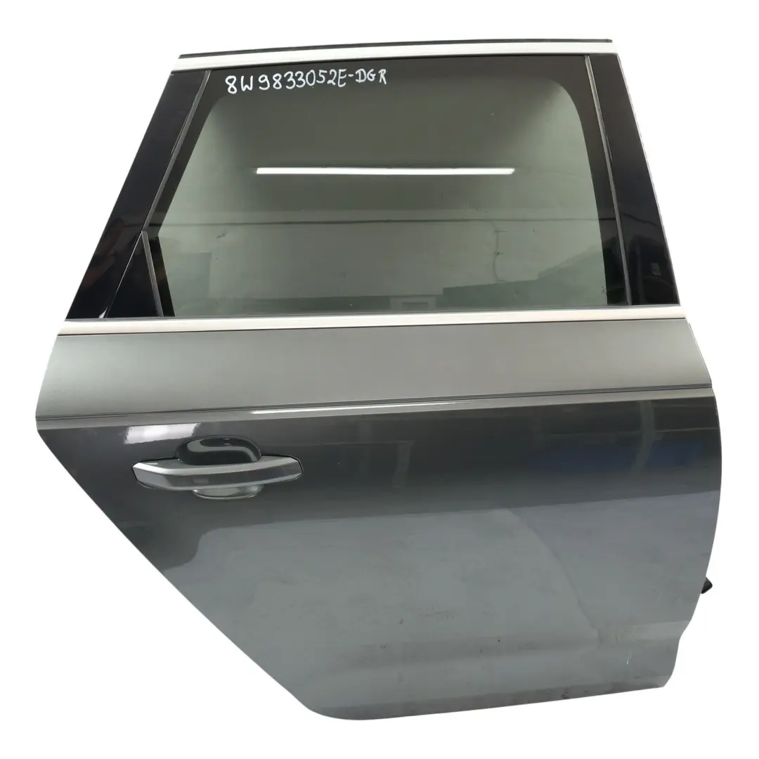 Audi A4 S4 B9 Avant Rear Door Right O/S Daytona Grey Pearl Effect - Z7S - SKU 8W9833052E-DGR - Part number 8W9833052E