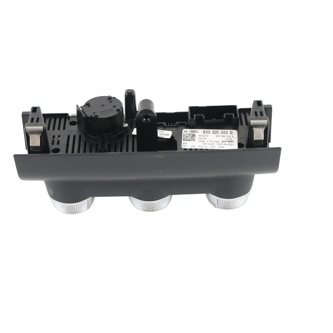 Audi A1 S1 8X Climate Air Conditioning Control Heater Switch Panel - SKU 8X0820043B - Part number 8X0820043B