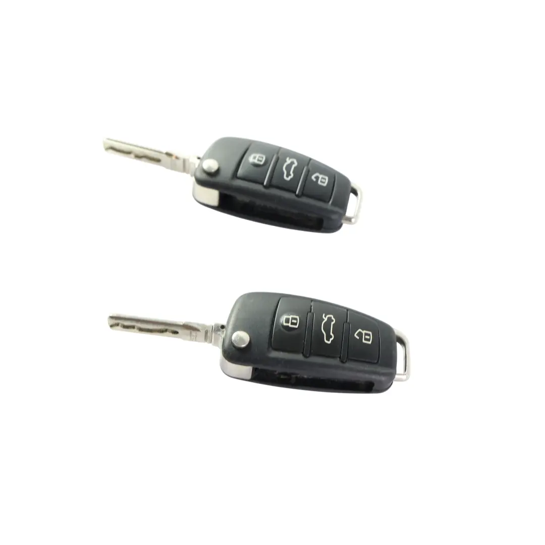 Funkschlüssel Klappschlüssel 3 Tasten Set x2 für Audi A1 8X A5 8T mit Teilenummer 8X0837220D Audi A1 8X A5 8T Funkschlüssel Klappschlüssel 3 Tasten Set x2 - SKU 8X0837220D-1 - Teilenummer 8X0837220D