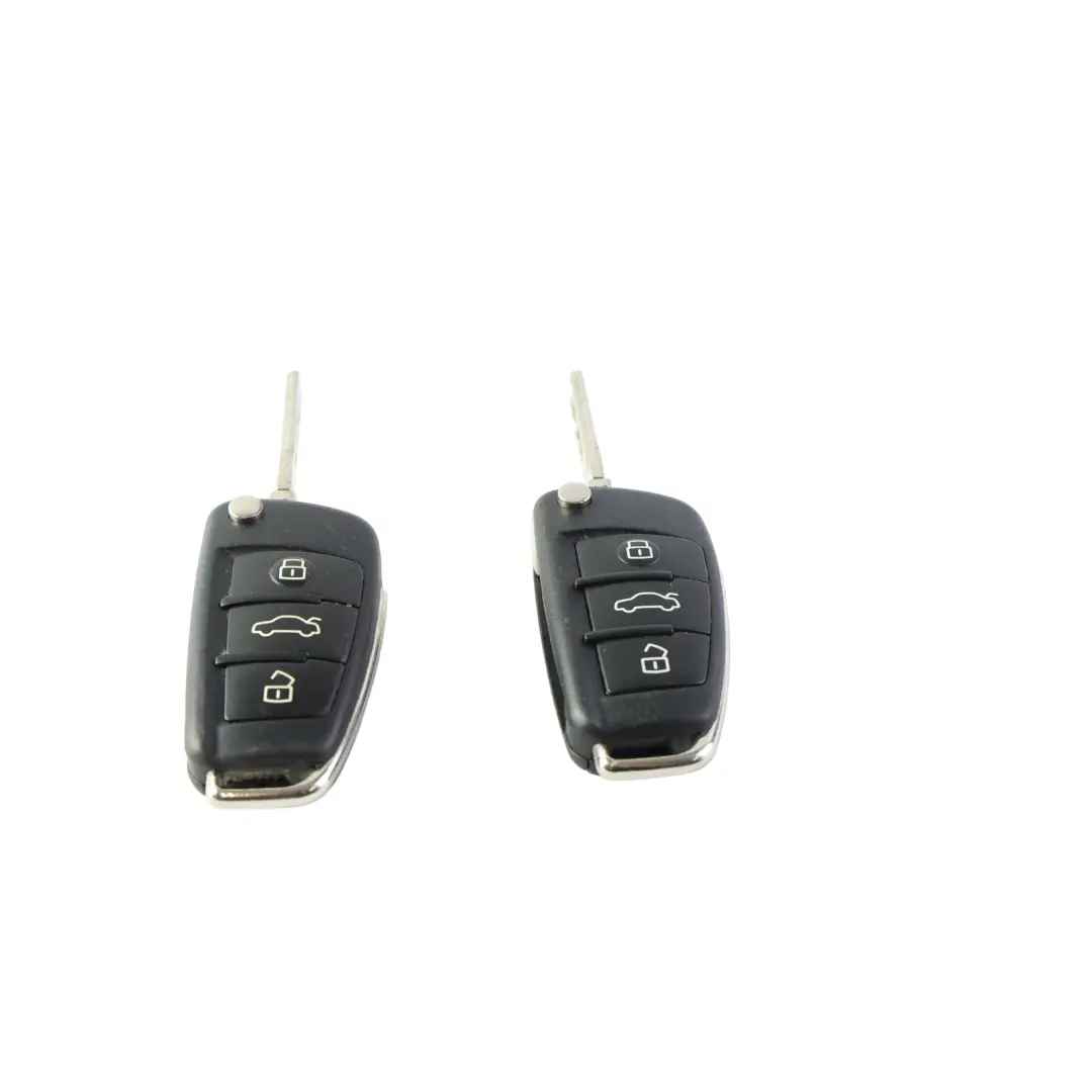 Audi A1 8X A5 8T Remote Key Flip Fob 3 Button Set x2 - SKU 8X0837220D-1 - Part number 8X0837220D