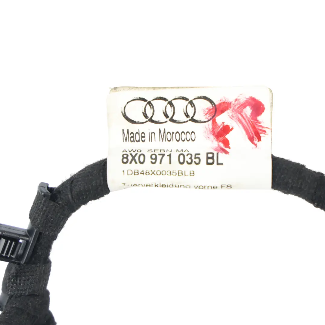 Audi A1 S1 8X GB Front Door Wiring Loom Harness Cable Driver's Side - SKU 8X0971035BL - Part number 8X0971035BL