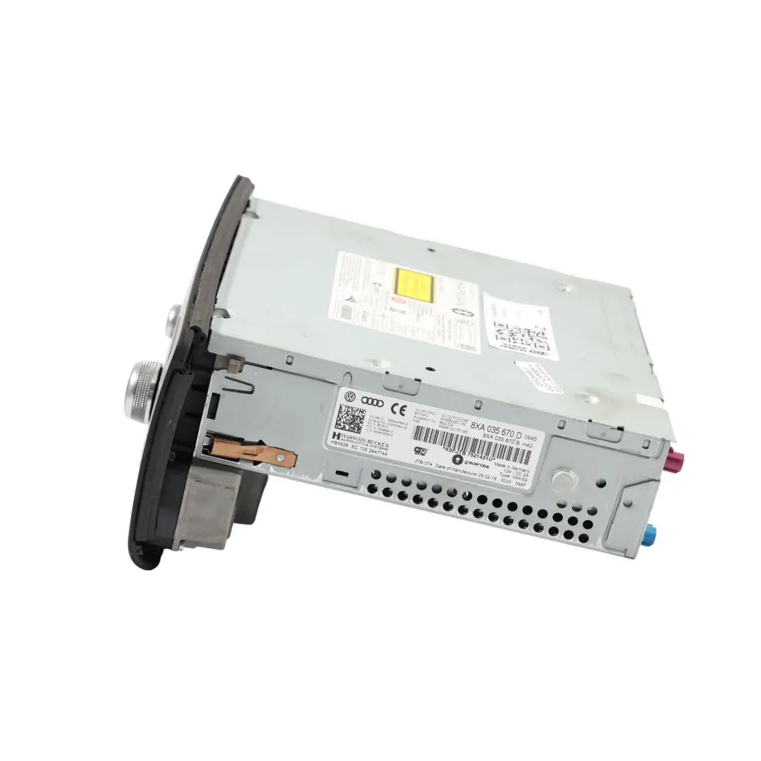 Multimedia CD Head Unit Stereo Harman Becker to Audi A1 8X with Part number 8XA035670D Audi A1 8X Multimedia CD Head Unit Stereo Harman Becker - SKU 8XA035670D - Part number 8XA035670D
