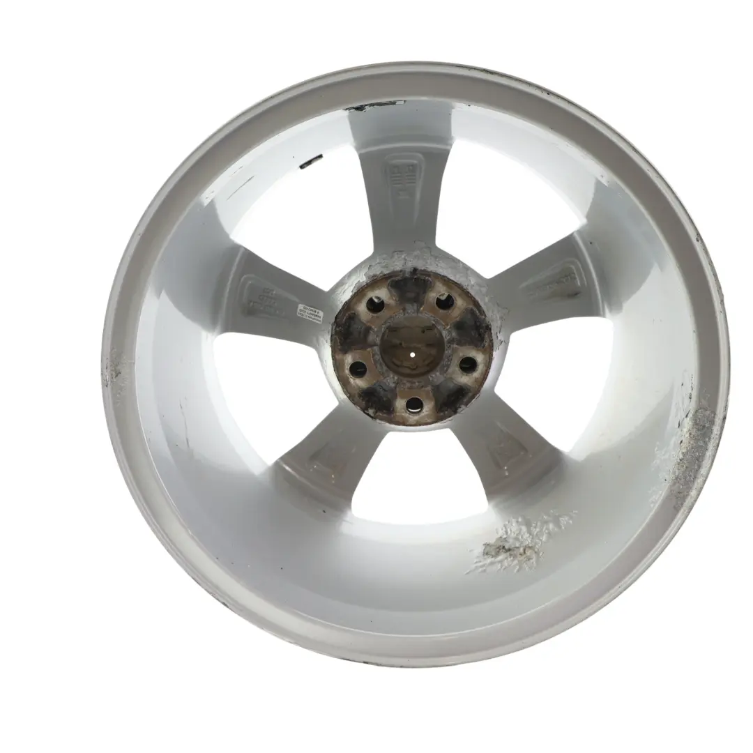 Audi A1 8X Silver Alloy Wheel Rim 16" 7J ET:34 Star Spoke - SKU 8XA601025A-1 - Part number 8XA601025A