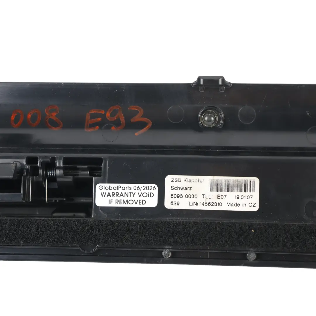 Boot Trunk Trim Cover Panel Element to BMW E92 E93 with Part number 9113983 BMW E92 E93 Boot Trunk Trim Cover Panel Element - SKU 9113983 - Part number 9113983