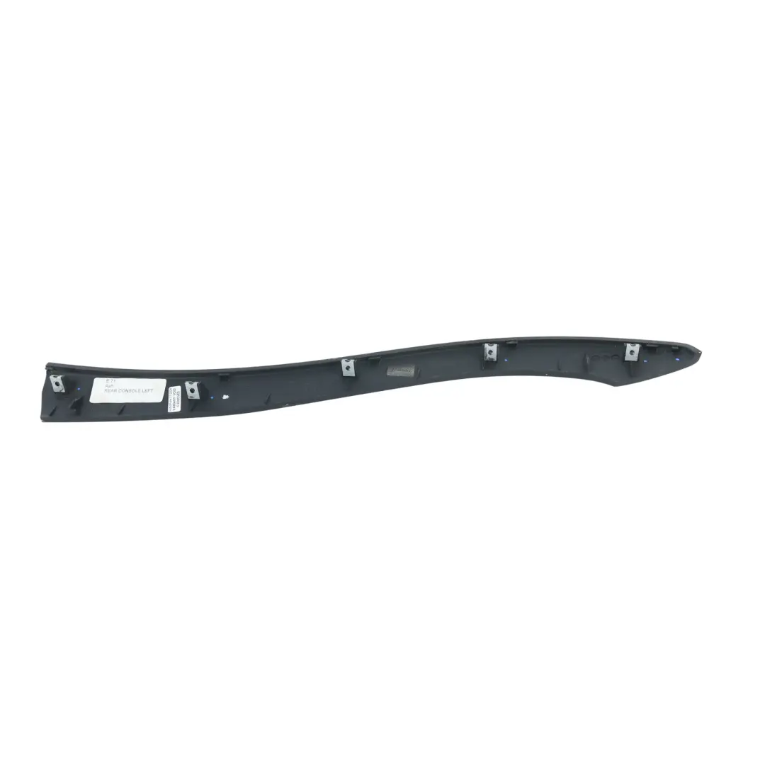 Moldura Interior Madera Fresno Consola Central Trasera Izq para BMW X6 E71 con número de pieza 9128811 BMW X6 E71 Moldura Interior Madera Fresno Consola Central Trasera Izq - SKU 9128811 - Número de pieza 9128811