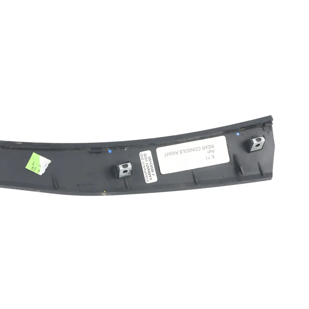 Moldura Madera Fresno Consola Central Trasera Derecha para BMW X6 E71 con número de pieza 9128812 BMW X6 E71 Moldura Madera Fresno Consola Central Trasera Derecha - SKU 9128812 - Número de pieza 9128812