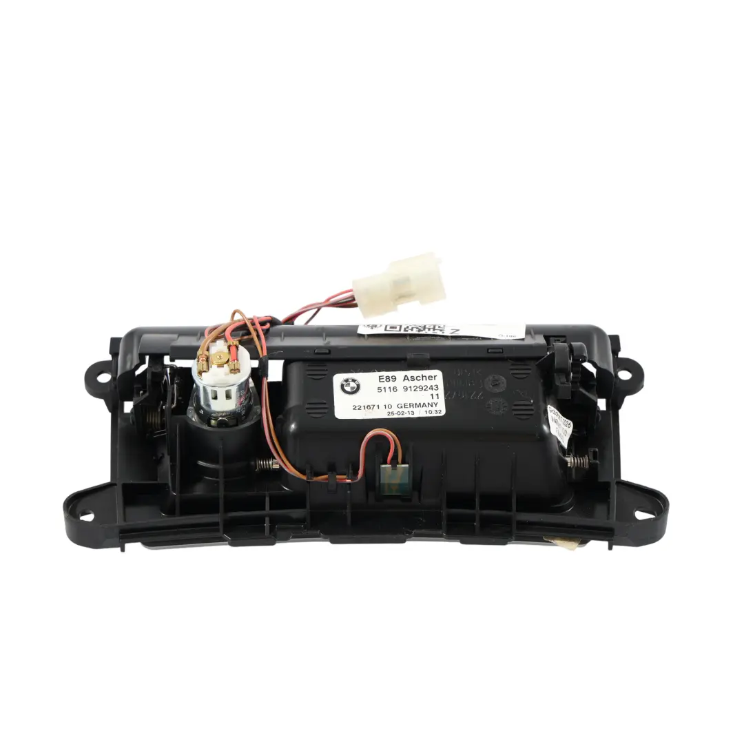 BMW Z4 E89 Pokrywa Popielniczki Konsoli Środkowej Srebrna - SKU 9129243-4 - Numer Części 9129243