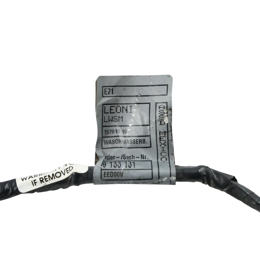 Washer Reservoir Wiring Harness Cable Loom to BMW X6 E71 with Part number 9133131 BMW X6 E71 Washer Reservoir Wiring Harness Cable Loom - SKU 9133131 - Part number 9133131