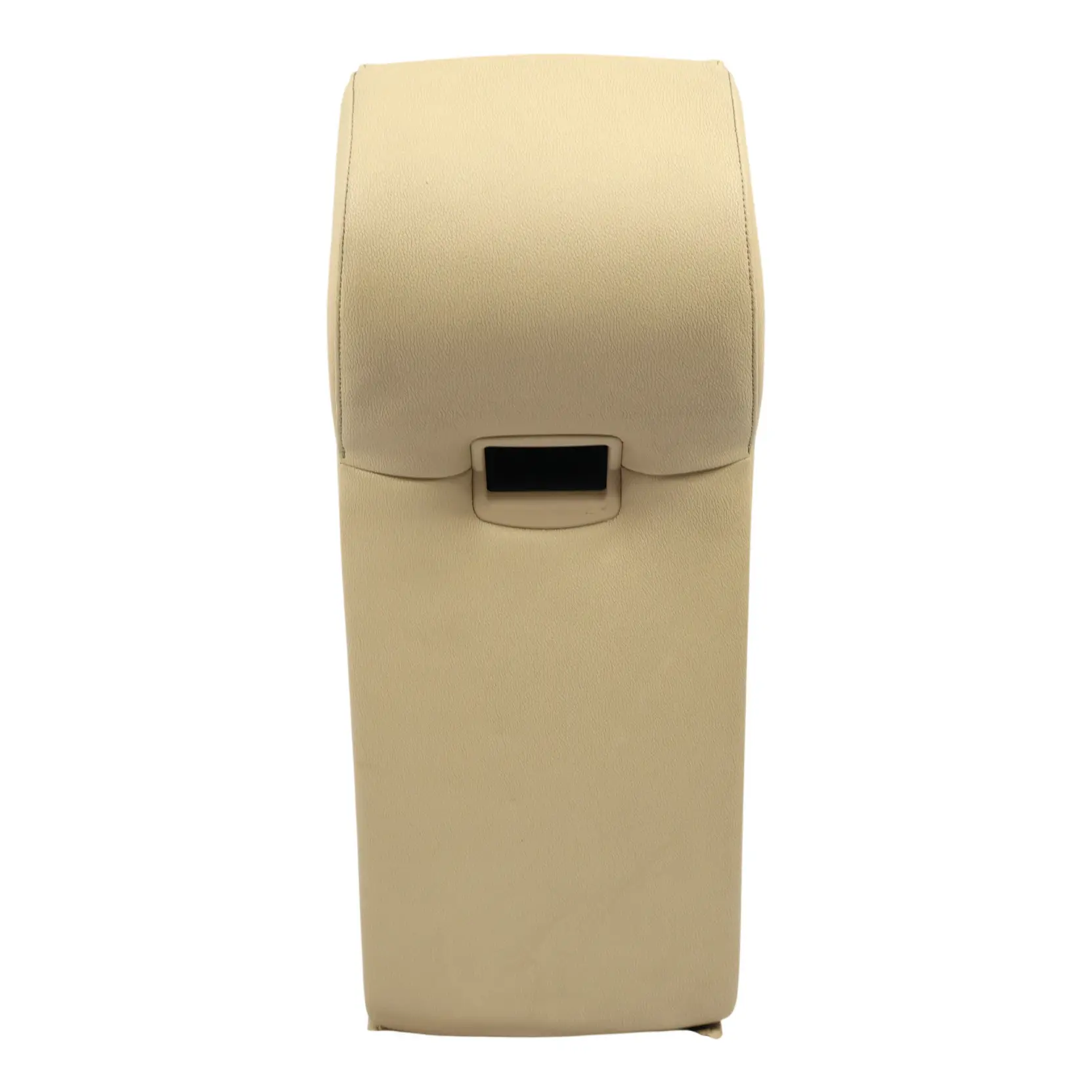 BMW E60 LCI Rear Seat Bench Center Armrest Imitation Leather Beige 9136992