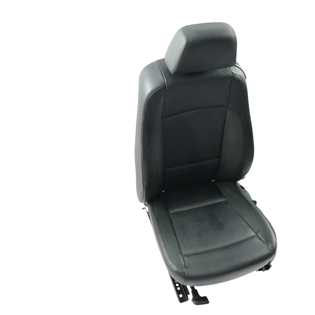 BMW E88 Fotel Przedni Lewy Elektryczny Czarny Skórzany Boston - SKU 9145473-1 - Numer Części 9145473