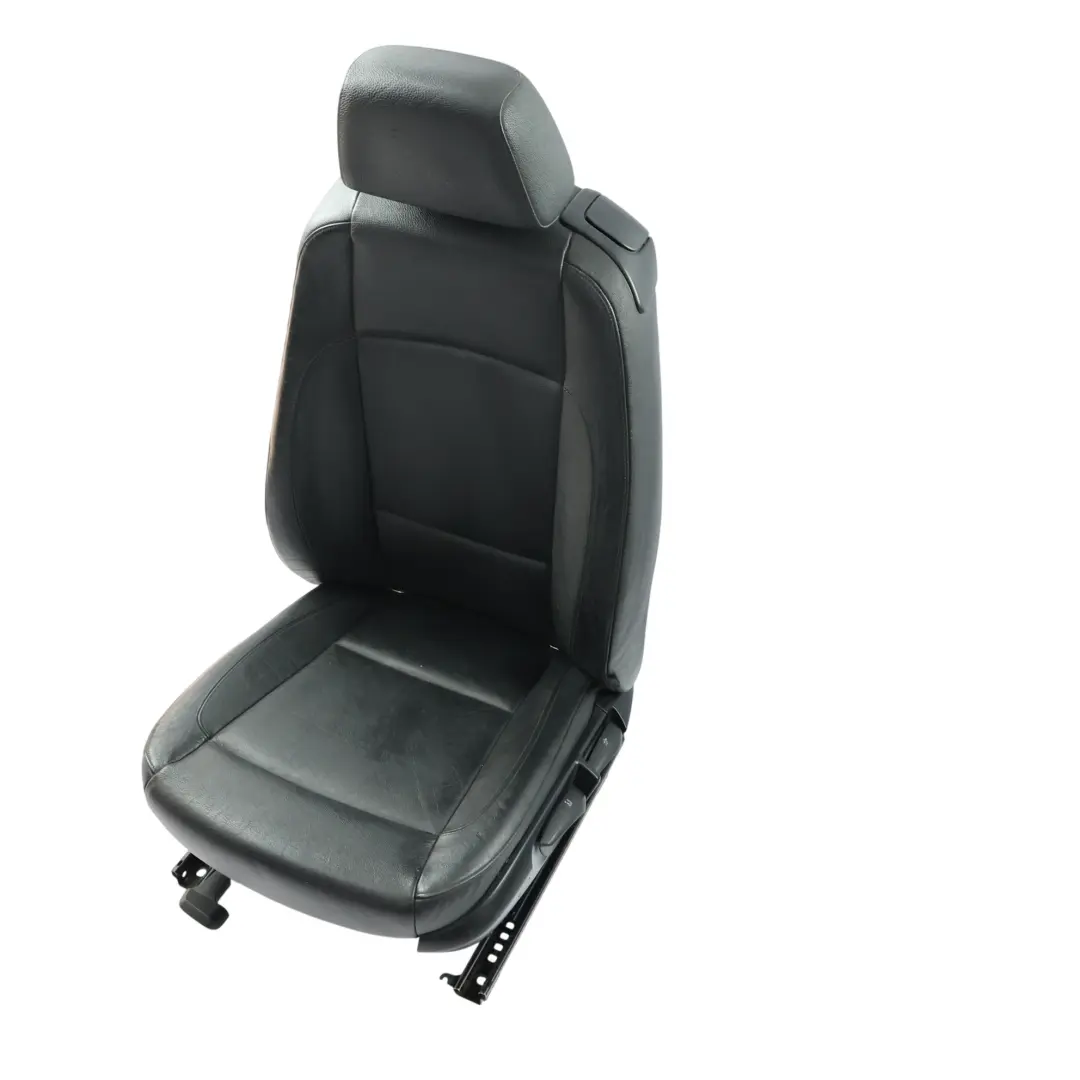 BMW E88 Fotel Przedni Lewy Elektryczny Czarny Skórzany Boston - SKU 9145473-1 - Numer Części 9145473
