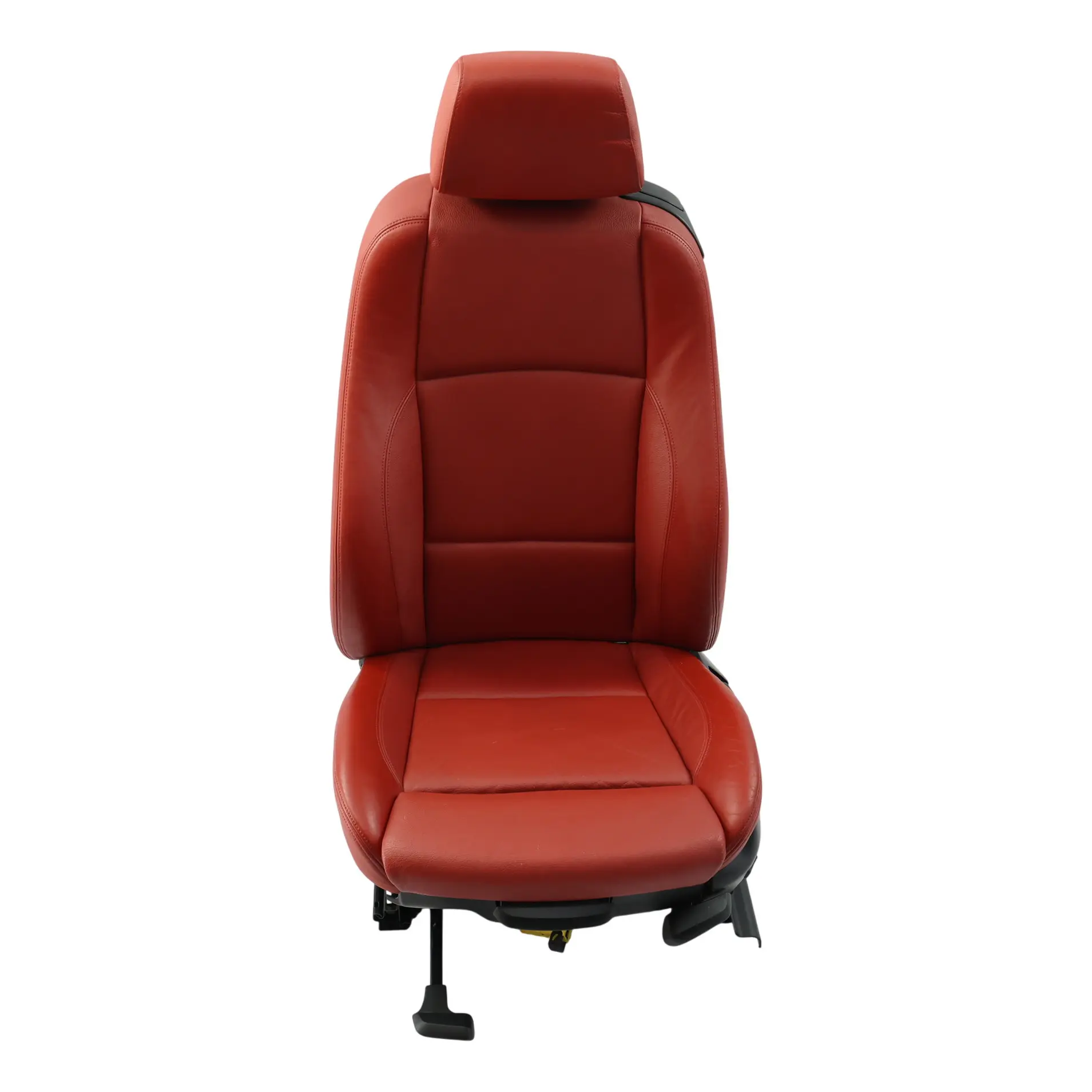BMW E82 Vordersitz M Sport Beheizt Elektrisch Links Leder Boston Korall Rot