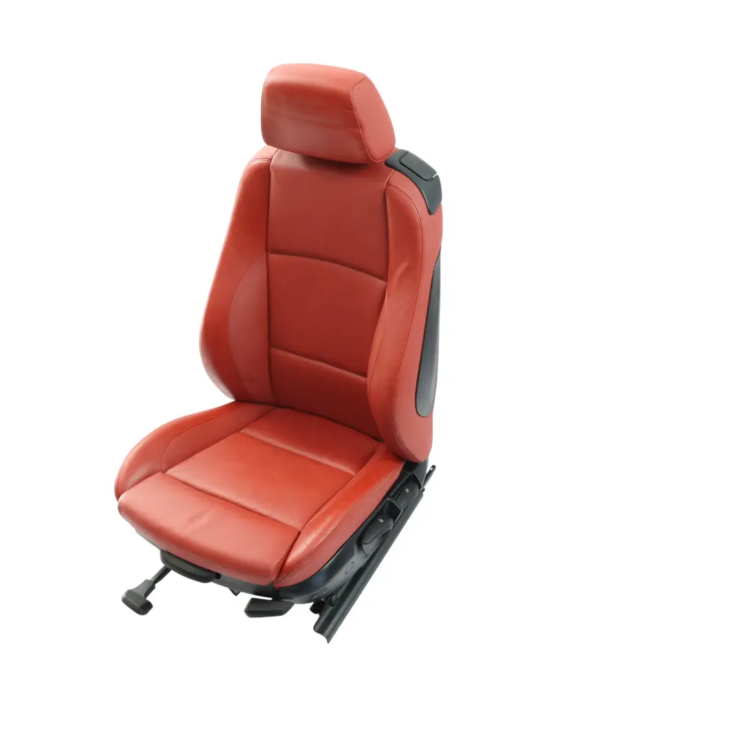 BMW E82 Front Seat M Sport Heated Electric Left N/S Leather Boston Korall Red - SKU 9164943-3 - Part number 9164943