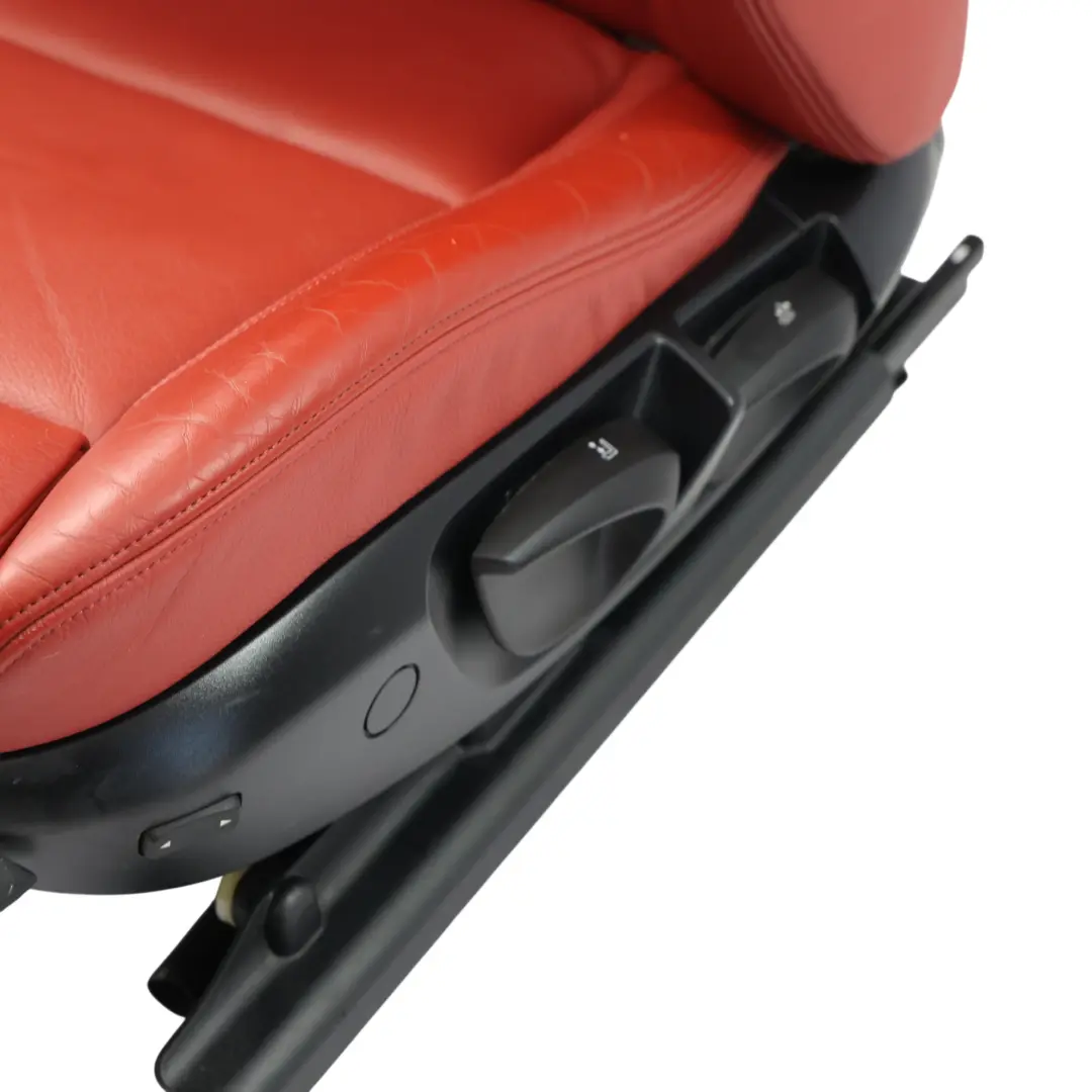 BMW E82 Sedile Anteriore M Sport Riscaldato Elettrico Sinistro Pelle Rosso - SKU 9164943-3 - Numero di parte 9164943