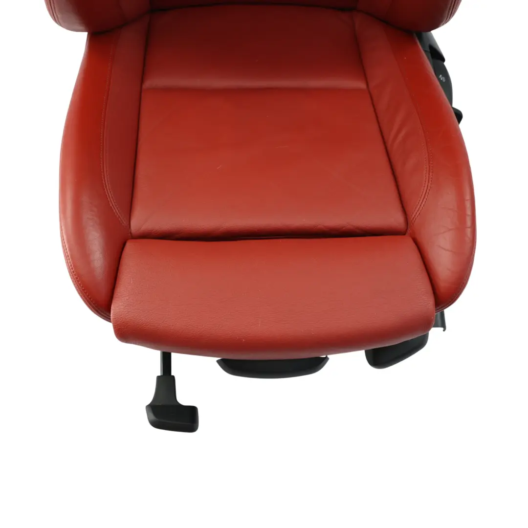 BMW E82 Front Seat M Sport Heated Electric Left N/S Leather Boston Korall Red - SKU 9164943-3 - Part number 9164943