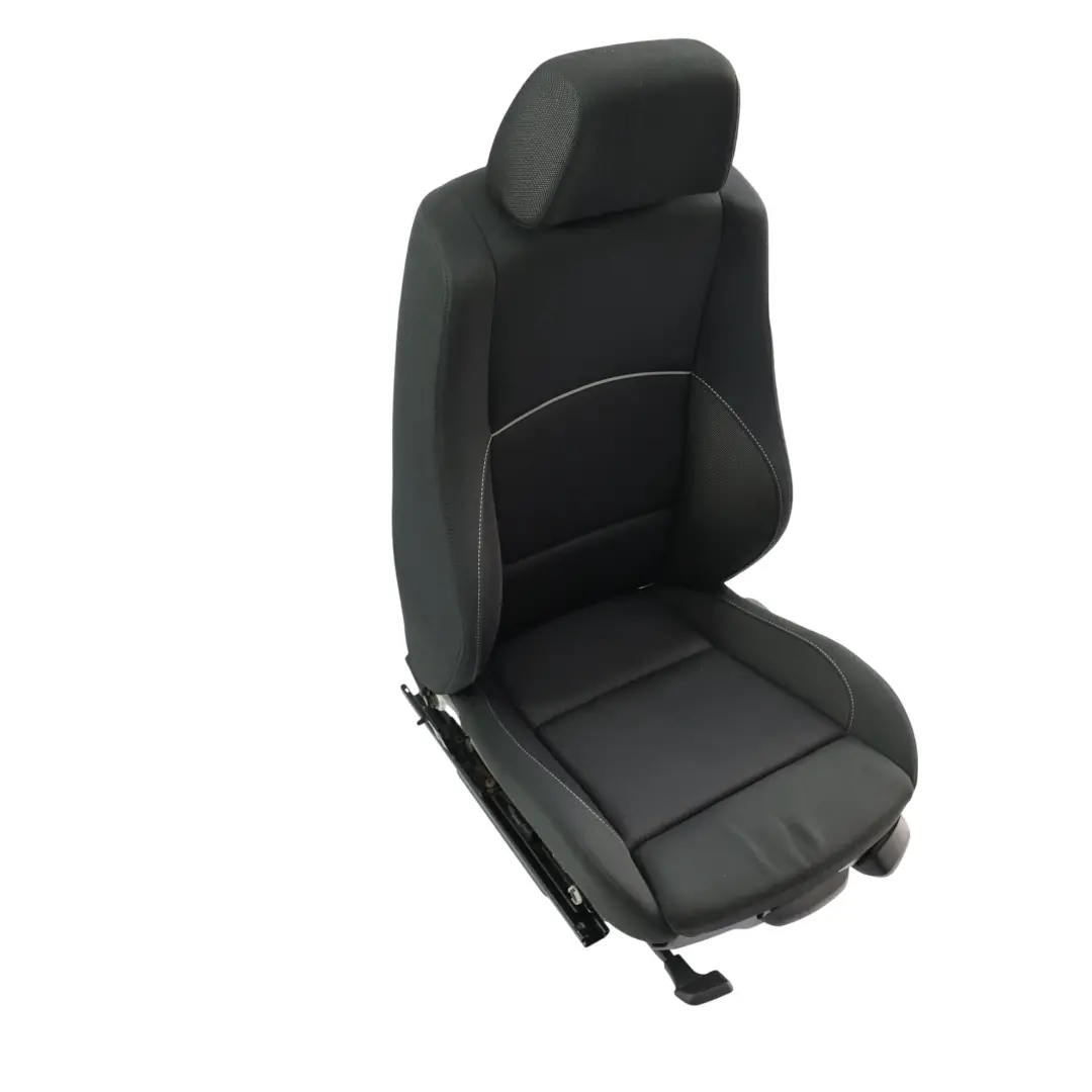 BMW E87 LCI Front Seat Left N/S Interior Cloth Fabric Network Anthracite - SKU 9179065-2 - Part number 9179065