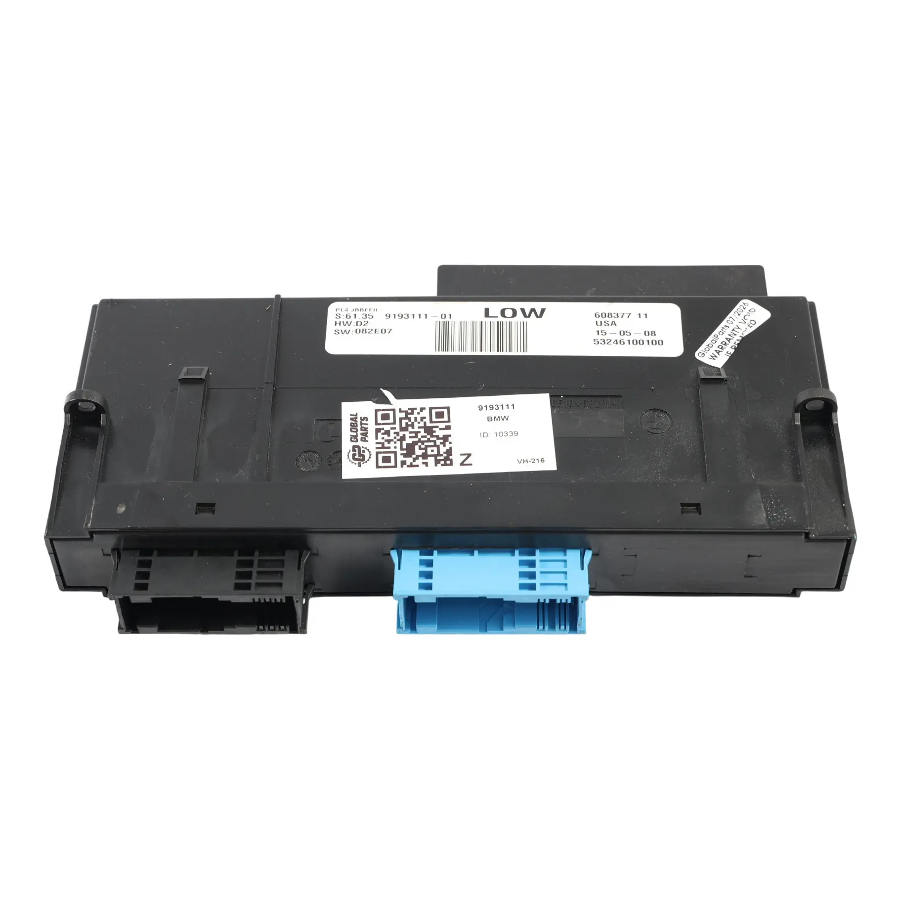 BMW X6 E71 Body Control Module Unit ECU Junction Box 9193111