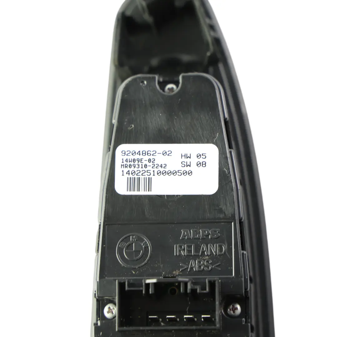 BMW F01 LCI Window Lifter Switch Control Panel Unit Rear Left N/S - SKU 9204862-1 - Part number 9204862