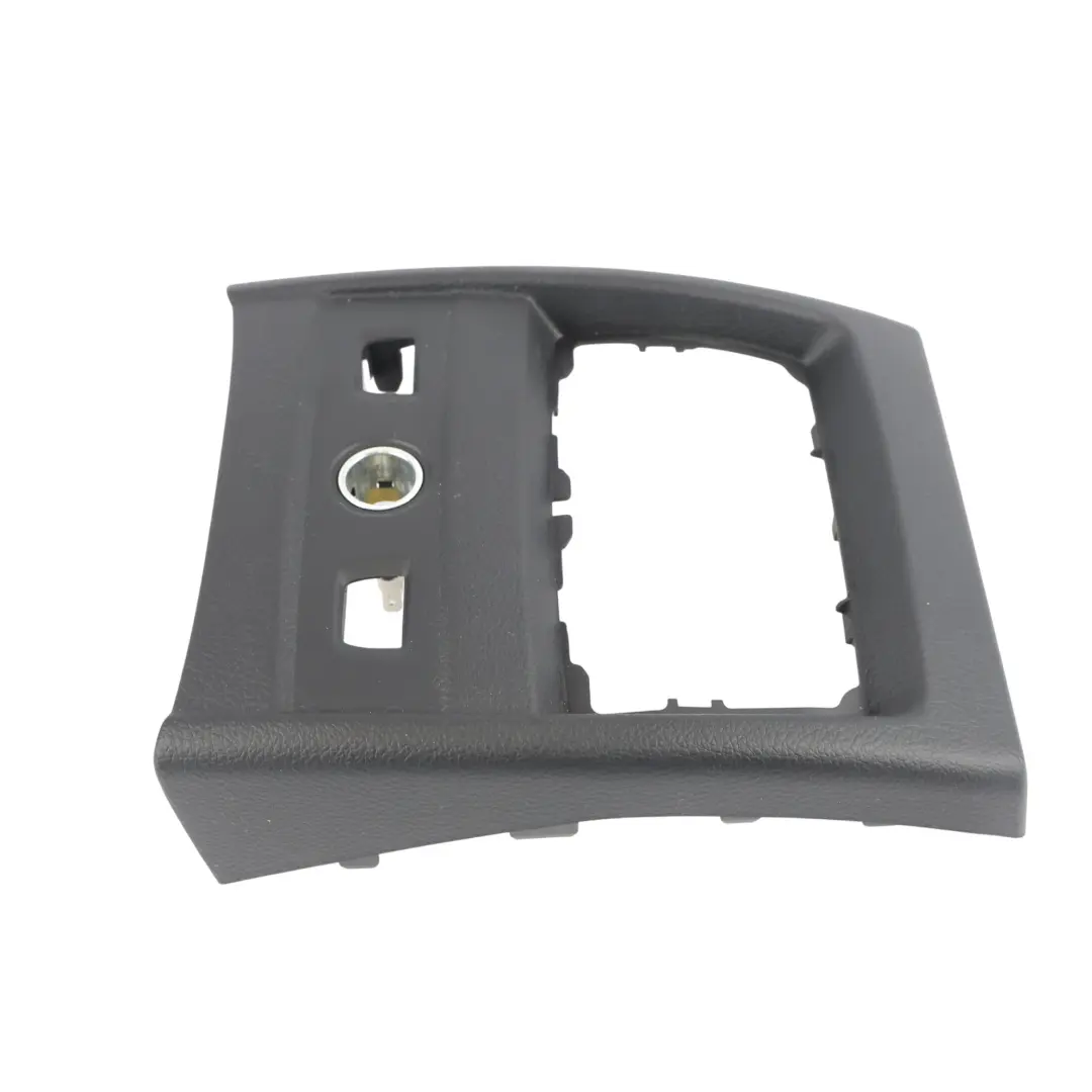 BMW F30 Mittelkonsole Verkleidung Abdeckung Zigarettenanzünder Schwarz - SKU 9222046 - Teilenummer 9222046